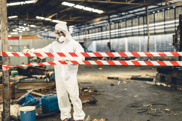 Professional Biohazard technician working in Annapolis, MD